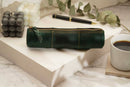 Leather Pencil Case, Make-up Brush Holder, Pen Holder: Red