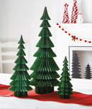 Evergreen Paper Tree Decor Small Green Christmas: Green / 100% paper / Dust clean
