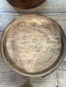 Antique Round Wooden Pantry Box and Lid