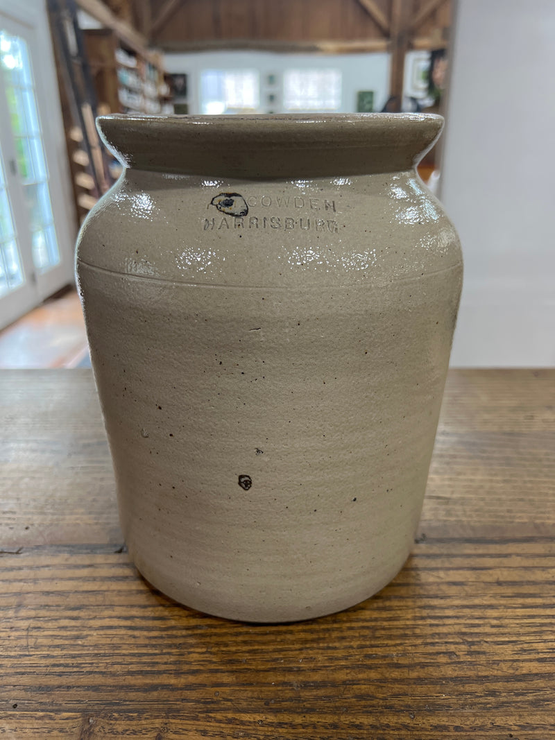 Antique Salt Glazed Stoneware Crock/Jar