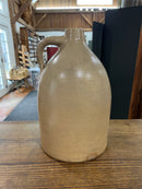 Antique 3 Gallon Embossed F.T. Wright + Son Taunton, Mass. Glazed Stoneware Jug
