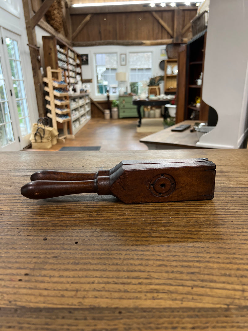 Antique Wooden Hinged Citrus Press