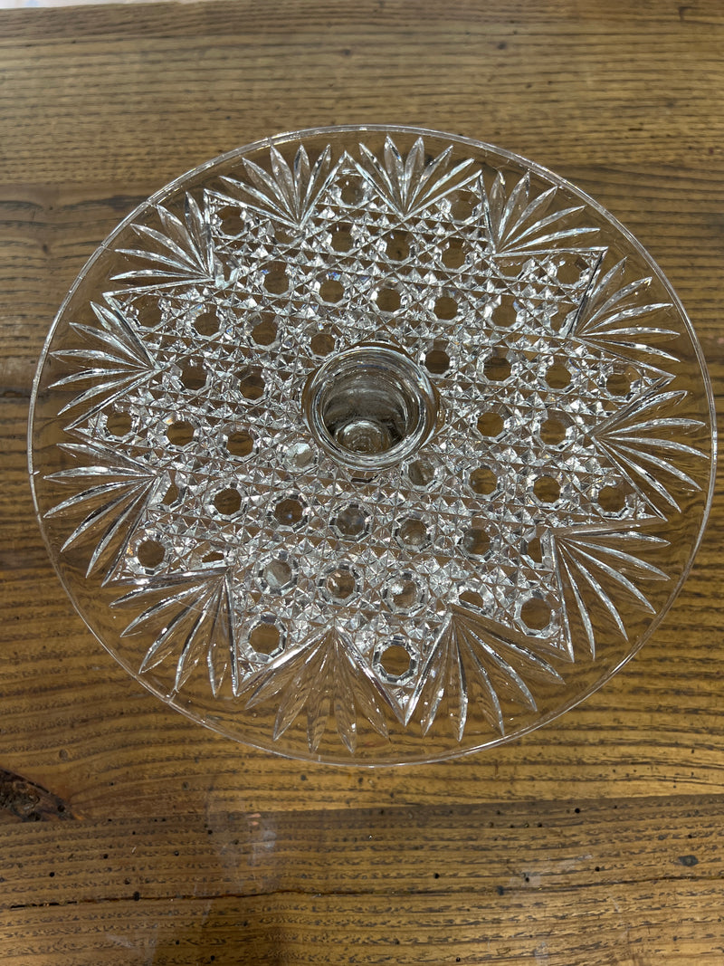 Vintage Glass Cake Stand