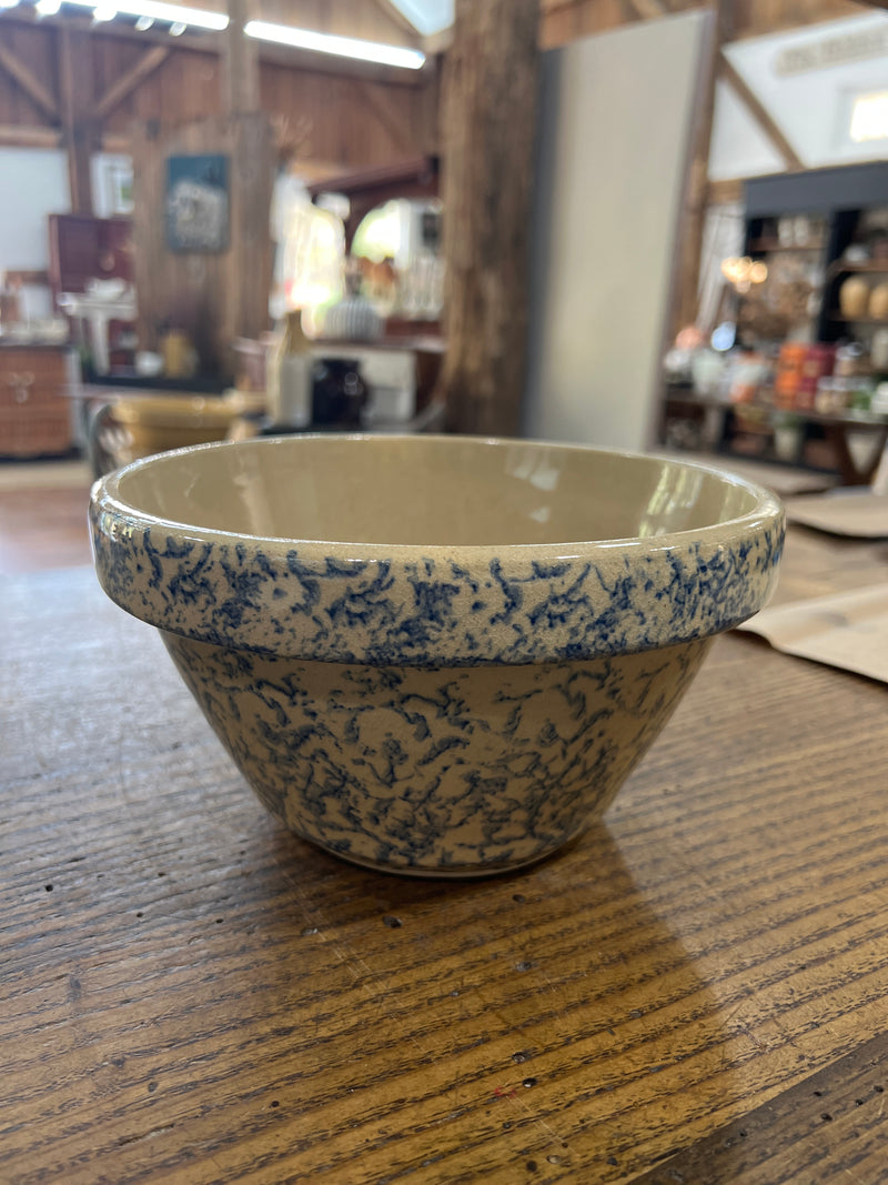 Vintage Robinson Blue Spongeware Bowl