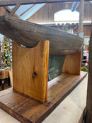 Antique Large Pond Yacht Hull on Stand
