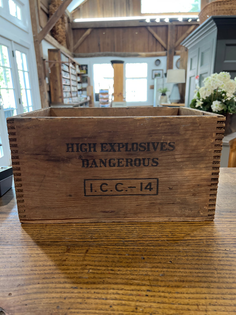 Vintage DuPont Explosives Crate