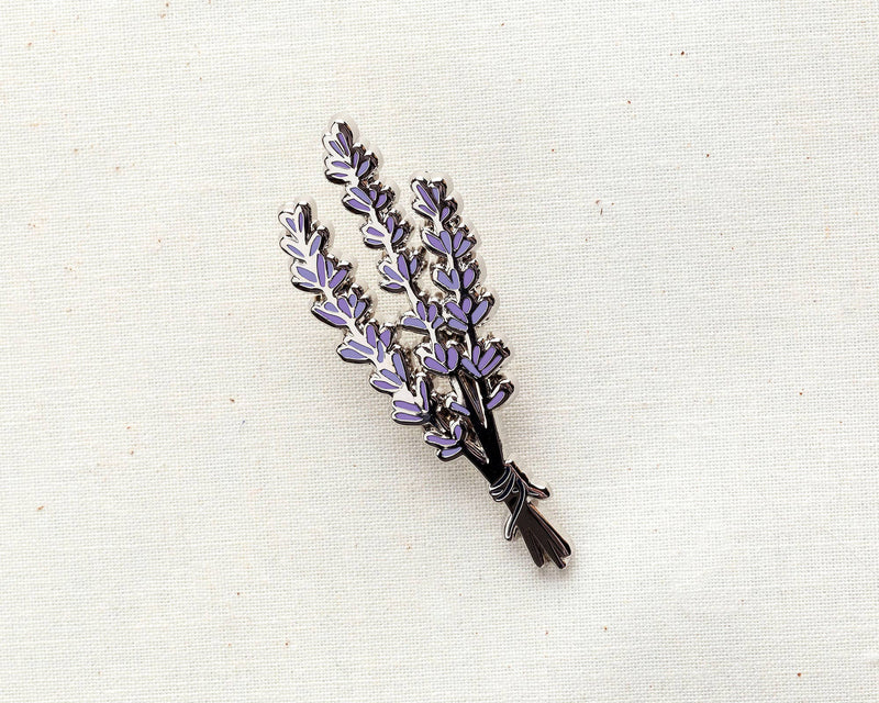Lavender Enamel Pin