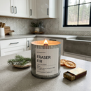 Fraser Fir | Fresh Cut Christmas Tree Wood Wick Candle: 10oz