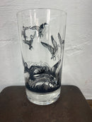 Vintage Lynn Bogue Hunt Game Bird High Ball Glasses Set of 3