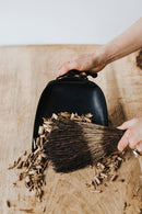 Leather Dustpan: Black