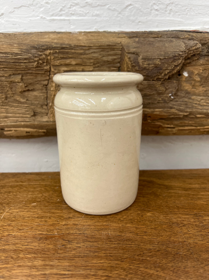 Vintage English Hartley Stoneware Jam Jar