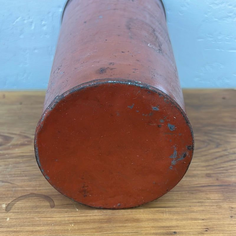 Vintage Red Maple Syrup Sap Bucket