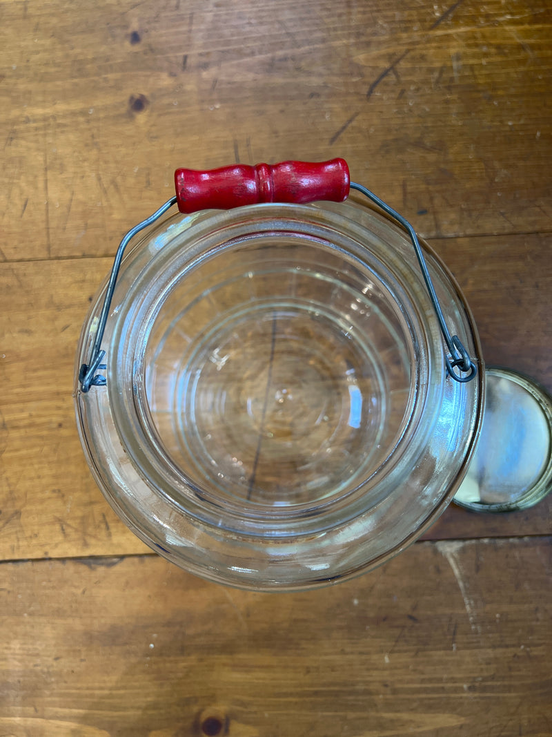 Vintage Barrel Shaped Pickle Jar