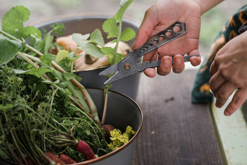 Herb Harvest + Strip Tool: Tumbled Steel