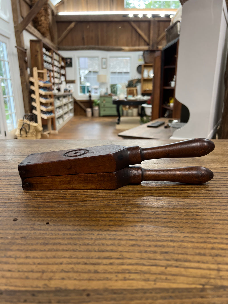 Antique Wooden Hinged Citrus Press