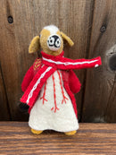 Handmade Wool Felt Mouse/Dog Ornament with Embroidery, 2 Styles