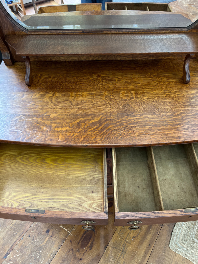 Antique Victorian Buffet/Sideboard with Mirror