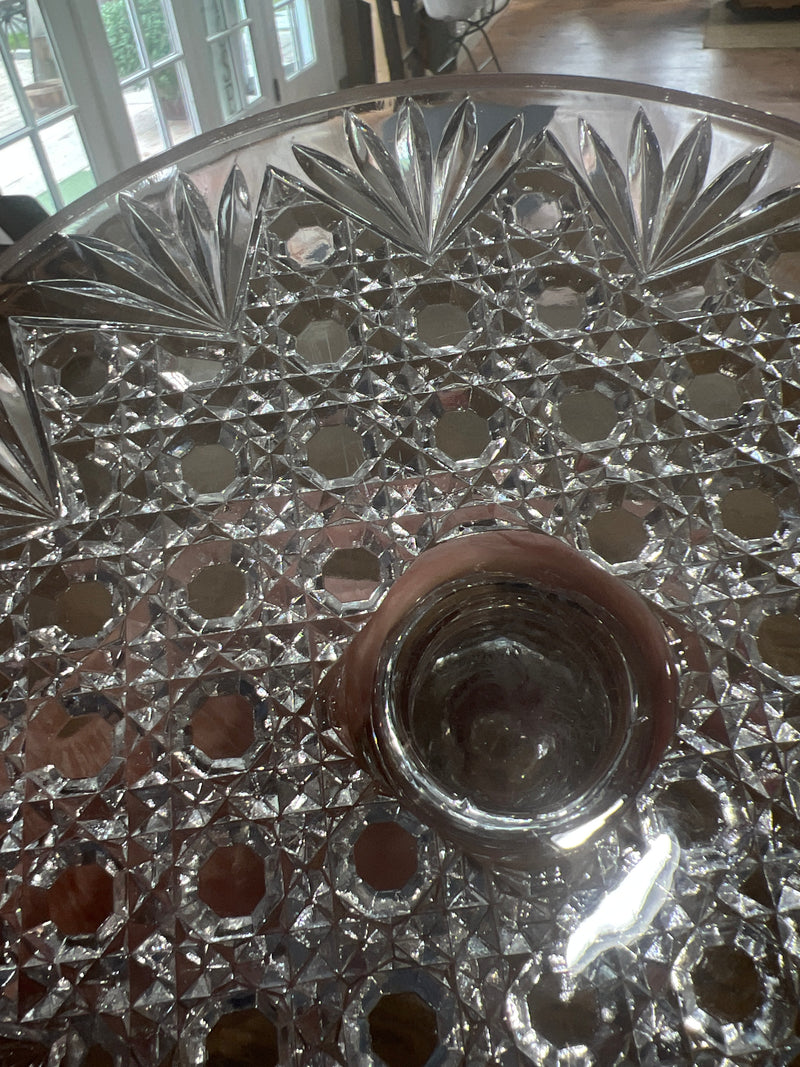 Vintage Glass Cake Stand