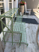 Vintage Wrought Iron Three Tiered Plant Stand