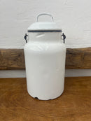 Vintage Enamelware Milk Pail