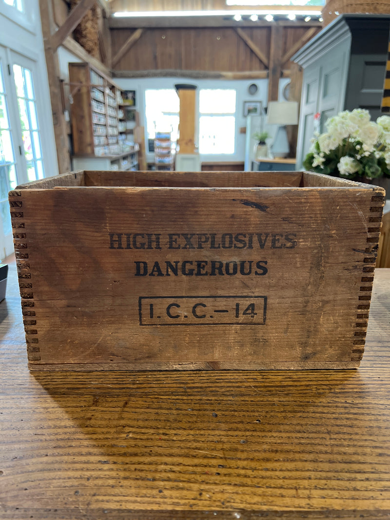 Vintage DuPont Explosives Crate