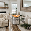 Christmas Cottage | Cozy Holiday Wood Wick Candle: 10oz