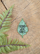 Iron-on patch | Friend of the Forest Leaf-Green