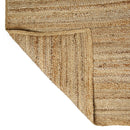 · REDEARTH · Rectangular Jute Area Rug 6'x9' Braided Natural: Natural / 6'x9'