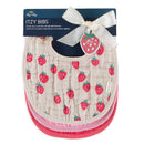 Itzy Bibs™ - 3-Pack: Strawberries + Cream