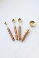 Wood Handle Measuring Spoons Set
