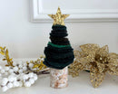Mini Green Felted Wool Christmas Tree