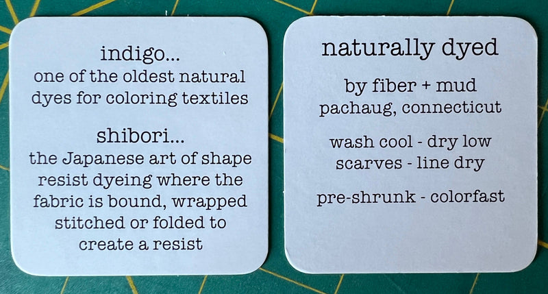 Shibori Organic Swaddle: Hakusen