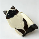 Animal Shape Claw Clip: Black White / F