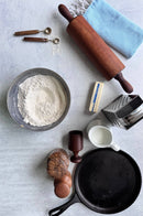 HANDMADE WOODEN BISCUIT CUTTER | BAKING TOOL | MADE IN USA: Cherry
