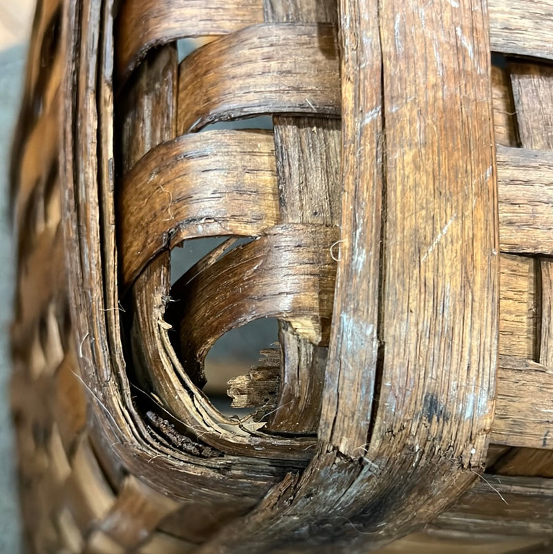 Vintage Shelton Rectangle Basket