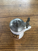 Antique Miniature German Beer Stein Pewter Lid with View of Schloss in Ludwigsburg