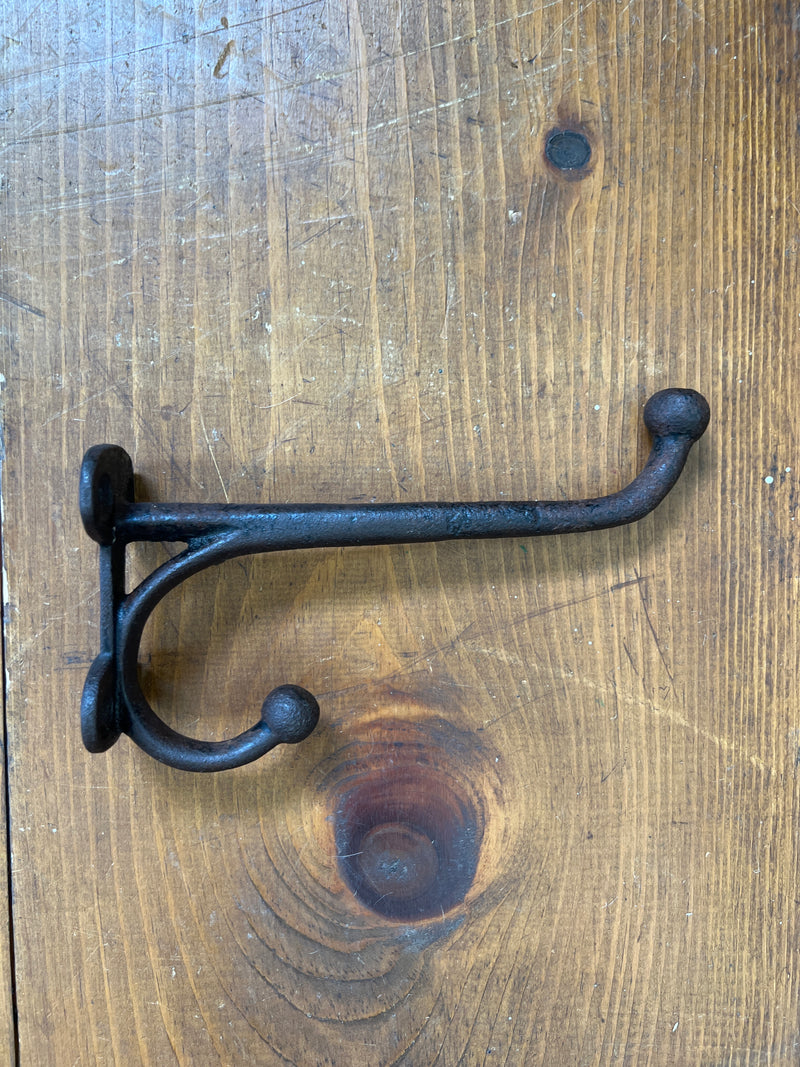 Antique Cast Iron Barn Double Hook