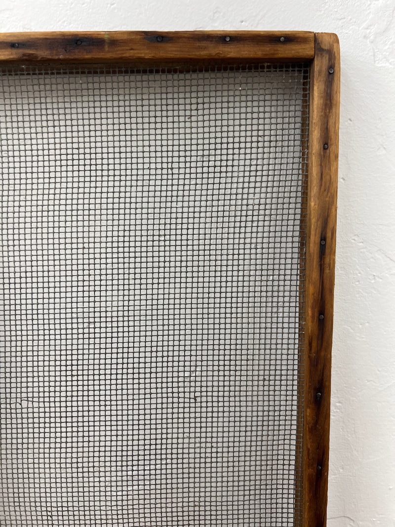 Primitive Mesh Wooden Framed Drying Tray