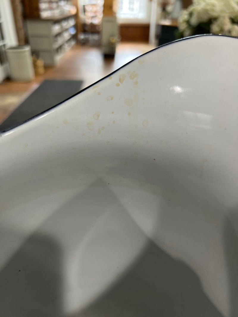 Vintage Enamel 9.5” Pitcher
