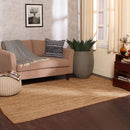 · REDEARTH · Rectangular Jute Area Rug 6'x9' Braided Natural: Natural / 6'x9'