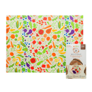 Bees Wrap Beeswax Reusable Bread Wrap - Garden Party Print