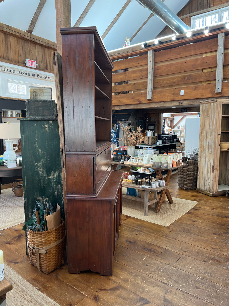 Antique Drop Front Secretary Desk/Bookcase