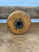 Vintage Wooden Industrial Textile Spool