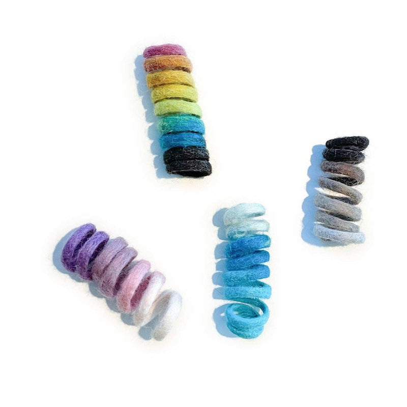 Spring Eco Cat Toy: Rainbow