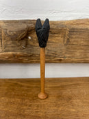 Vintage Carved Wood Figural Scottie Dog Head Tobacco Pipe Tamper