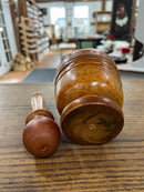 Vintage Wooden Mortar and Pestle