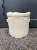 Antique Stoneware Crock - 2 Gallon with Slip Handles