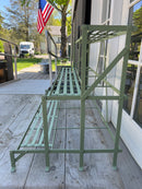 Vintage Wrought Iron Three Tiered Plant Stand