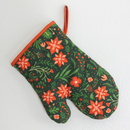 Christmas Forest Oven Mitt Set of 2 - Holiday Kitchen Decor