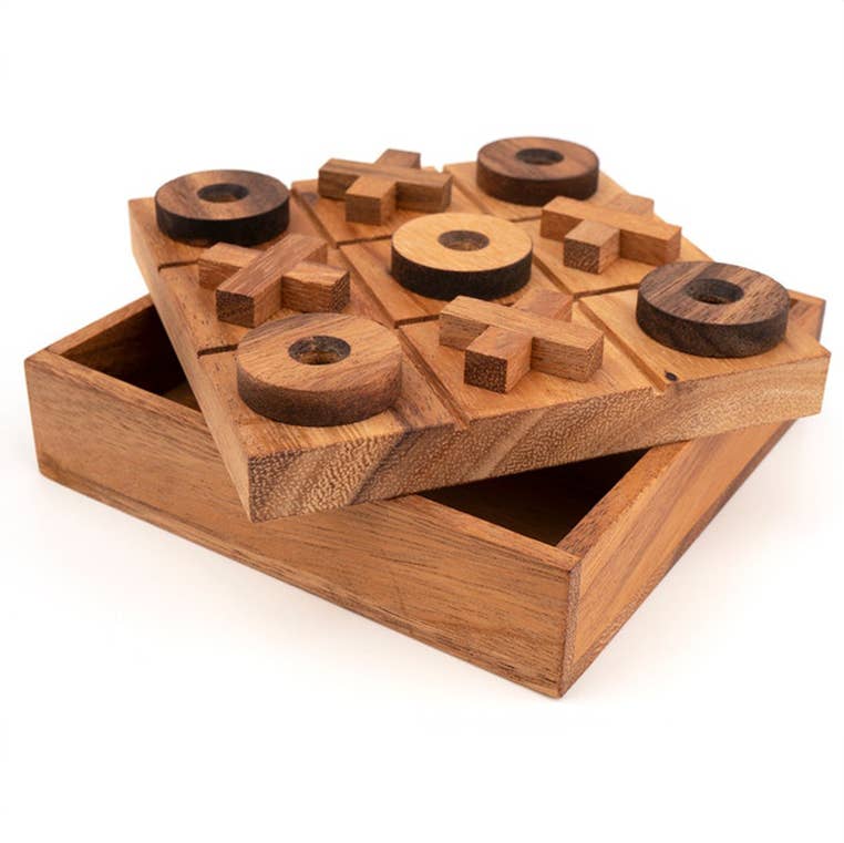 Tic-Tac-Toe Mangowood Game Set